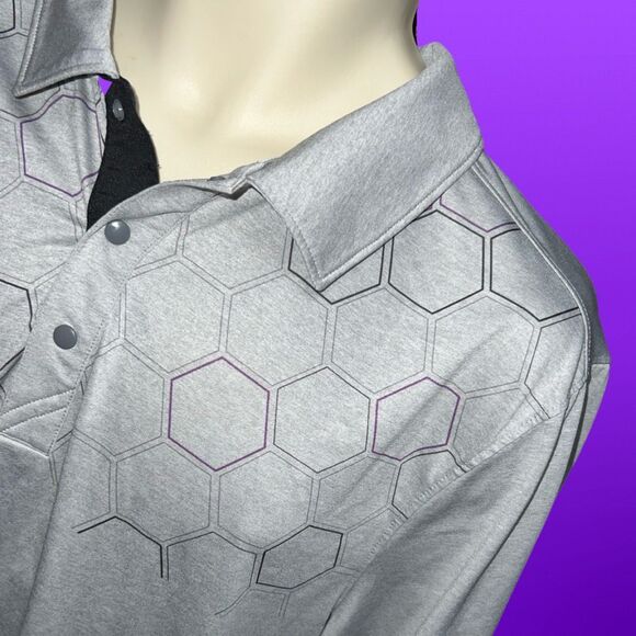 Cutter & Buck CB Drytec Golf Polo Size Large #96 - Picture 2 of 7